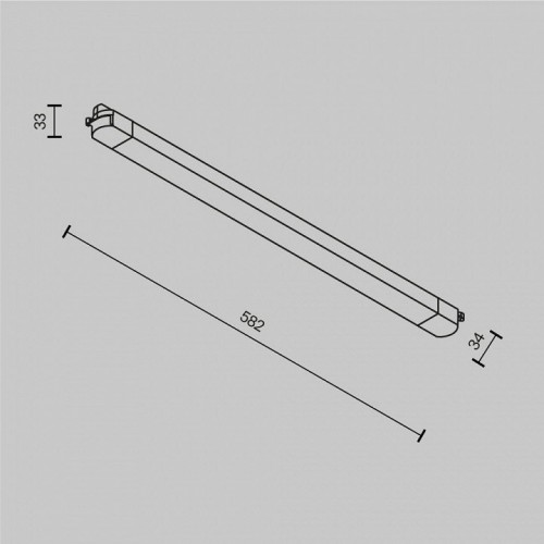 Накладной светильник Maytoni Technical Basis TR000-1-24W4K-B_1