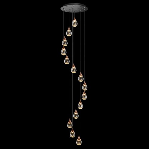 Подвесной светильник Stilla MD24001004-14A copper/clear Подвесной светильник Stilla MD24001004-14A copper/clear