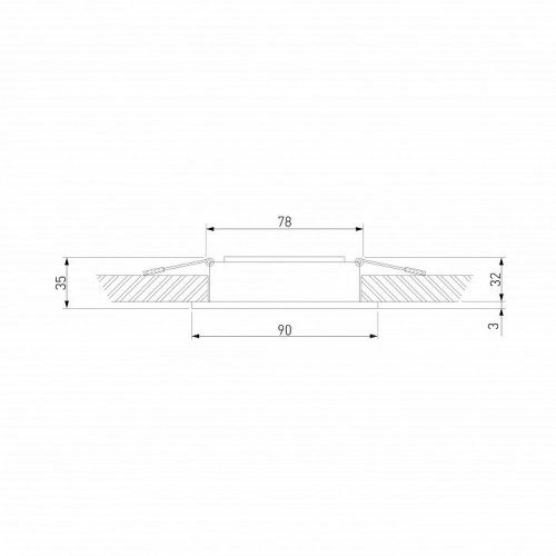 Светильник встраиваемый Elektrostandard a071313