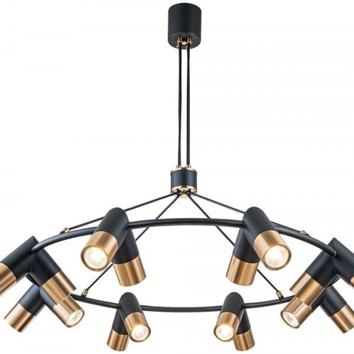 Подвесная люстра Indigo Doppio 11036/16P Black V000456