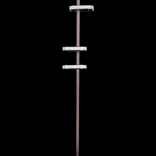 Торшер Theona LE7701/4F Grey/Black Chrome