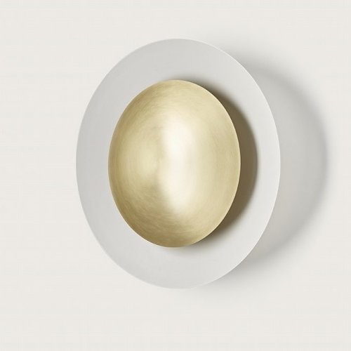 Настенный светильник Coss A1203/60 Matt White + Diffuser 40 cm Matt Brass