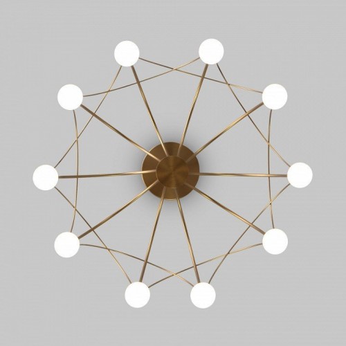 Потолочная люстра Eurosvet Ragno 90031/10 LED золото