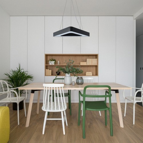 Подвесной светодиодный светильник Geometria ЭРА Delta SPO-152-B-40K-048 48Вт 4000К черный Б0050577