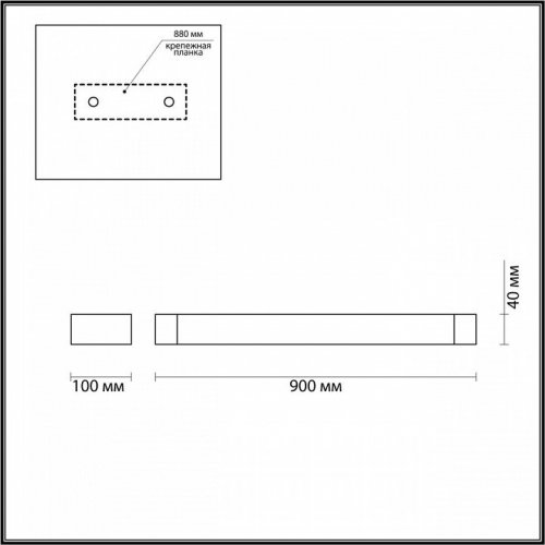 Настенный светодиодный светильник Odeon Light Arno 3888/24WB