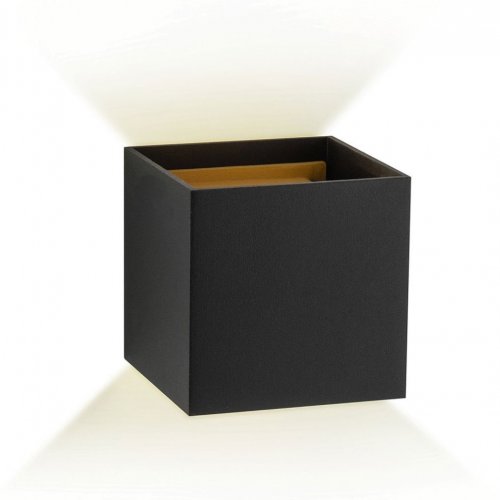 Настенный светильник AM Group AM11 AM112-2X5W-BK+GD