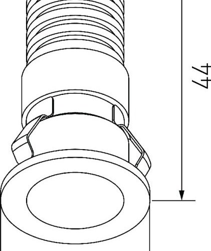 Точечный светильник DesignLed DL-RE DL-74180WH-1-WW