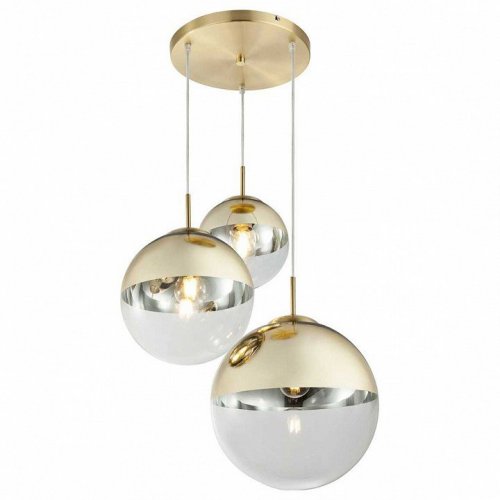 Подвесной светильник Toplight Glass TL1203H-03GD Подвесной светильник Toplight Glass TL1203H-03GD