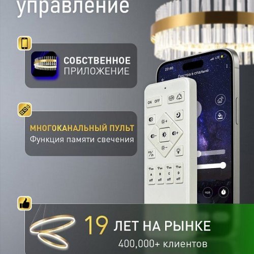 Подвесная люстра Natali Kovaltseva Royalton INNOVATION STYLE 83180