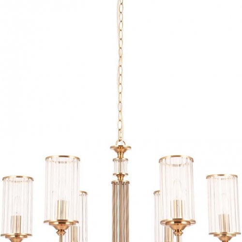 Подвесная люстра Crystal Lux Gloria SP6 Brass