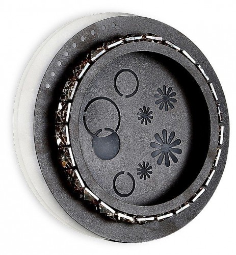 Накладной светильник Ambrella light Ice 4 FA273 CF/TI кофе/янтарь LED 3000K+6400K 24W 200*180*50