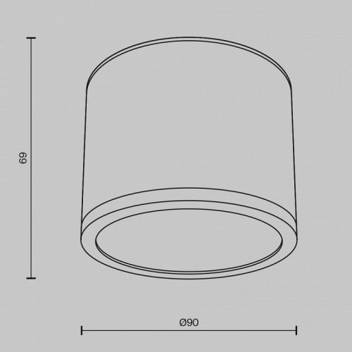 Точечный светильник Maytoni Rendo C095CL-GX53-GR