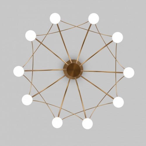 Подвесная люстра Eurosvet Ragno 90030/10 LED золото