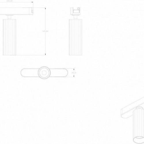 Трековый светильник AIR SPOT DK5310-BK
