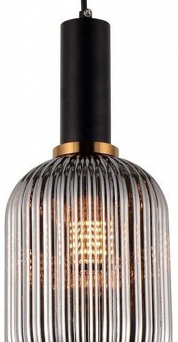 Подвесной светильник Lumina Deco Rico LDP 1218-1 GY+BK Подвесной светильник Lumina Deco Rico LDP 1218-1 GY+BK