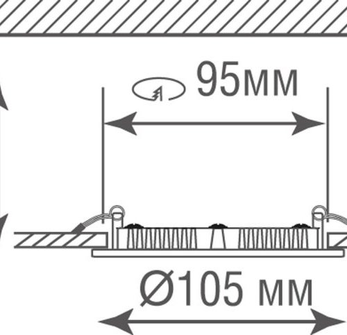 Точечный светильник Donolux City DL18451R4W1W