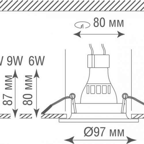 Точечный светильник Donolux Crater DL18413/11WW-R White