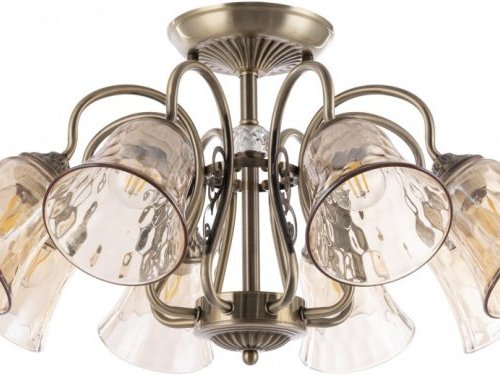 Потолочная люстра AM340800 340800/8 AB Потолочная люстра AM340800 340800/8 AB