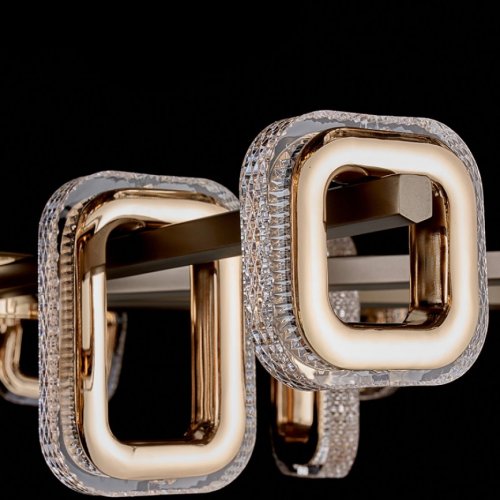 Подвесная люстра Theona LE7701/15 Grey/Gold