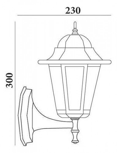Уличный настенный светильник Feron 6101 11051 Уличный настенный светильник Feron 6101 11051