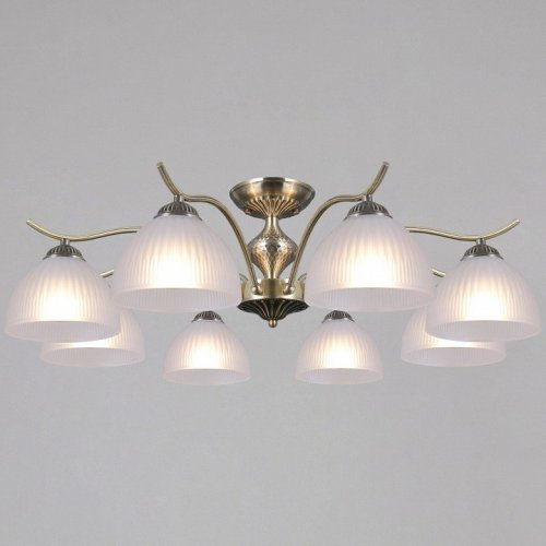 Люстра на штанге ILLUMICO IL0896-8CSQ-26 AB ELITE Люстра на штанге ILLUMICO IL0896-8CSQ-26 AB ELITE