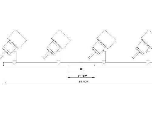 Спот Arte Lamp Almach A1906PL-4WH Спот Arte Lamp Almach A1906PL-4WH