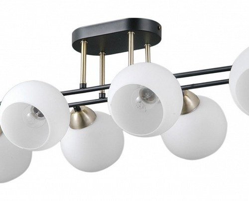Потолочный светильник ILLUMICO IL0790-8CSQ-25 BK AB TRENTO