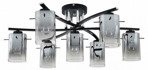 Потолочная люстра Escada Iberis 1101/7P Black