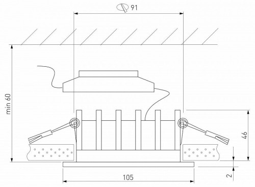Встраиваемый светодиодный светильник Elektrostandard Combi 25068/LED a069006