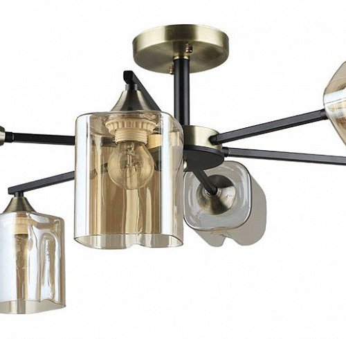 Потолочная люстра Arte Lamp Merci A4185PL-6BK