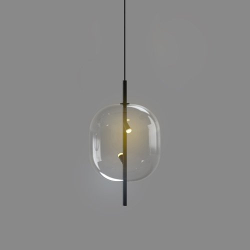 Подвесной светильник 10018P 10018P/1 black/clear Подвесной светильник 10018P 10018P/1 black/clear