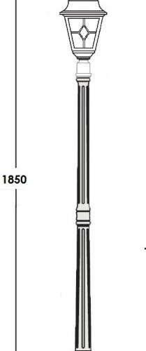 Наземный фонарь Oasis Light QUADRO M lead GLASS 79908MlgW Bl Наземный фонарь Oasis Light QUADRO M lead GLASS 79908MlgW Bl