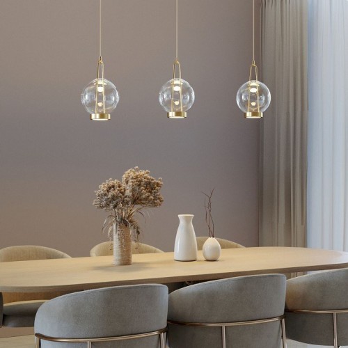 Подвесной светильник Eurosvet Frasco 50267/1 LED латунь Подвесной светильник Eurosvet Frasco 50267/1 LED латунь