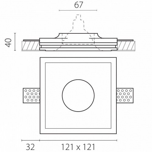 Точечный светильник Lightstar Anello 002000