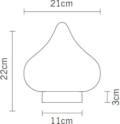 Интерьерная настольная лампа Dune D86B0101