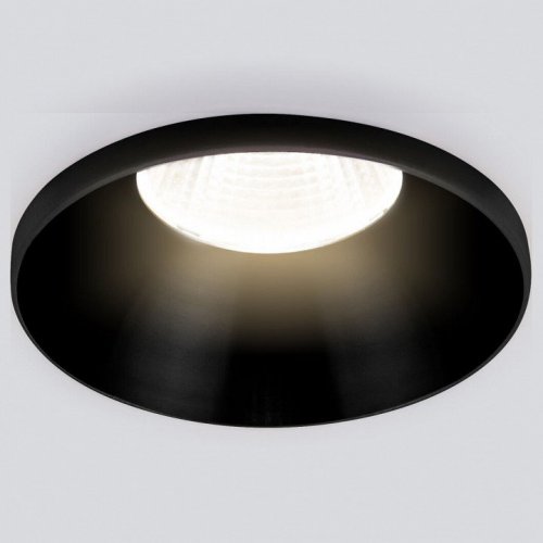 Встраиваемый светодиодный светильник Elektrostandard Nuta 25026/Led 7W 4200K BK черный a056781