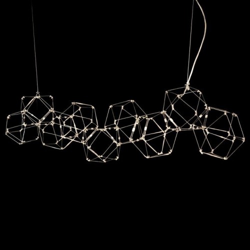 Подвесная люстра O-LUCE Bjork в линию без вставок 10964-3