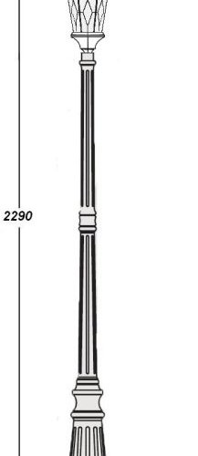 Наземный фонарь Oasis_Light ASTORIA 2M 91409M Gb ромб Наземный фонарь Oasis_Light ASTORIA 2M 91409M Gb ромб