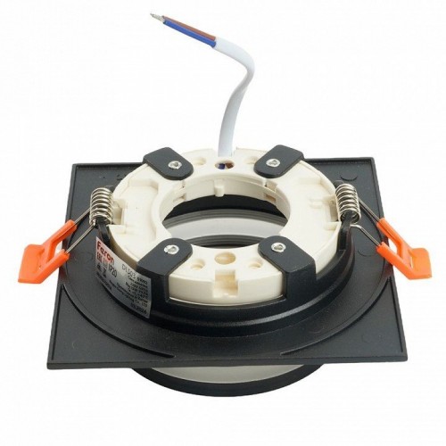 Светильник встраиваемый Feron DL503 LUNA потолочный GX53 черный квадрат 51092