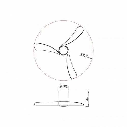 Люстра-вентилятор Mantra NEMO S 9049 Люстра-вентилятор Mantra NEMO S 9049