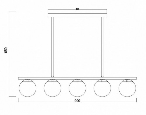 Потолочная люстра Freya Zing FR5199PL-05B