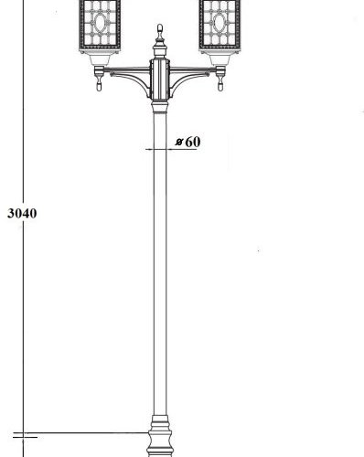 Наземный фонарь Oasis Light LONDON L 64810LA/B1 09 Bl Наземный фонарь Oasis Light LONDON L 64810LA/B1 09 Bl