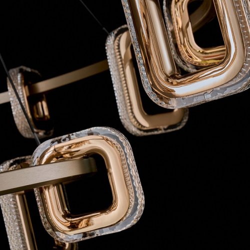 Подвесная люстра Theona LE7701/10+5 Grey/Gold