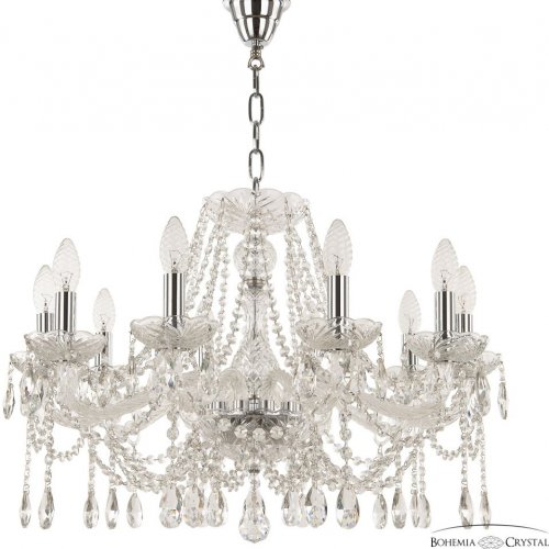 Подвесная люстра Bohemia Ivele Crystal 107 107/10/240 Ni Подвесная люстра Bohemia Ivele Crystal 107 107/10/240 Ni