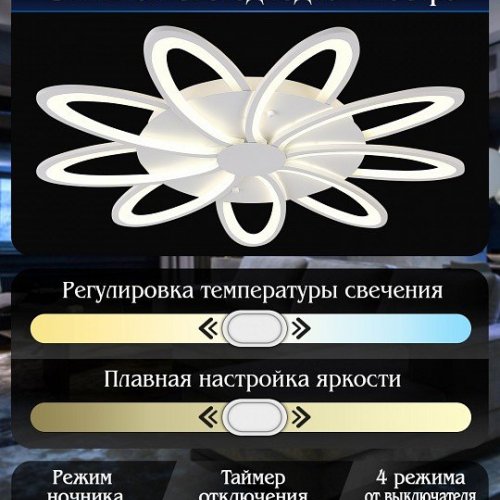 Потолочная люстра Natali Kovaltseva Holder LED SMART 84010