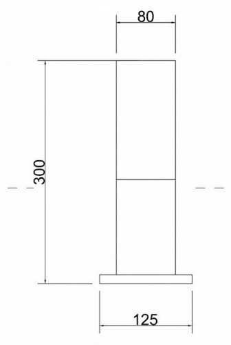 Ландшафтный светильник Maytoni Outdoor O418FL-01B