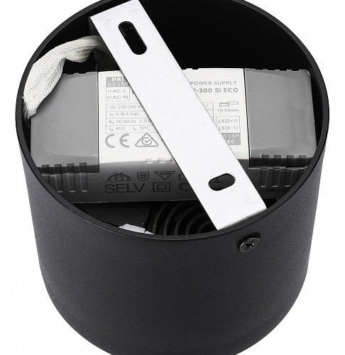 Точечный светильник Metrica 113-12W-D100-3000K-24DG-BK