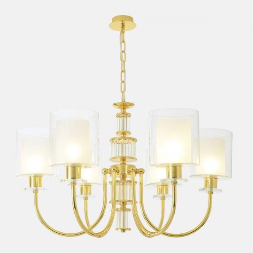 Подвесная люстра Crystal Lux ELENA SP6 GOLD Подвесная люстра Crystal Lux ELENA SP6 GOLD