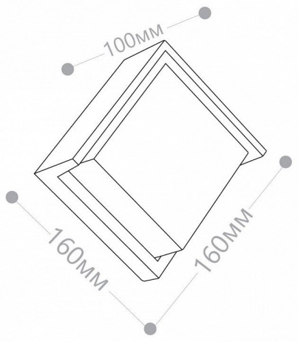 Уличный настенный светодиодный светильник Feron Мельбурн DH108 06350