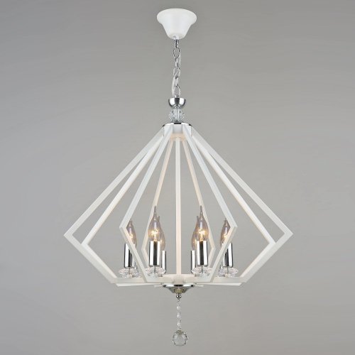 Подвесная люстра 05325-0.4-08 WT+CR Подвесная люстра 05325-0.4-08 WT+CR